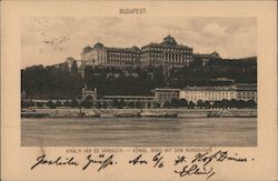 Königl. Burg mit dem Burgbazar Budapest, Hungary Postcard Postcard Postcard