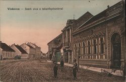 Serbian Street and Savings Bank Postcard