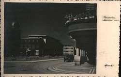 Měsíce Noc Postcard