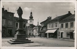 Statue of Saint John of Nepomuk, Masaryk Square Postcard