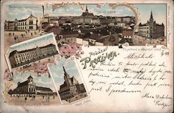 General View of Prostějov Postcard