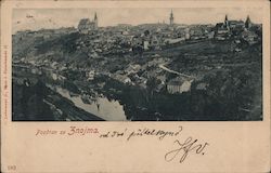 Pozdrav že Znojma. Postcard