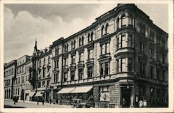 Ostrozna Street, WWII German Occupied Czechoslovakia Postcard