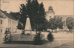 Combined World War Memorial Postcard