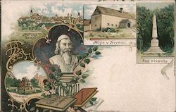 Jan Amos Komenský, Uherský Brod, Mill, Pod Klaopaty, Naarden Nivnice, Czech Republic Eastern Europe Postcard Postcard Postcard