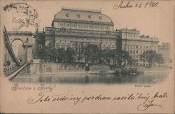 National Theatre Prague, Czech Republic Eastern Europe Postcard Postcard Postcard