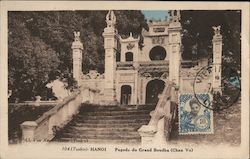 104. (Tonkin). HANOI Pagoda du Grand Bouda (Chan Vo) Vietnam Southeast Asia Postcard Postcard Postcard