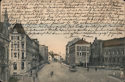 Street Scene Postcard