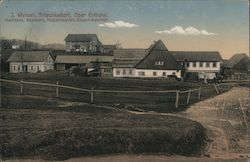 J. Wenzel. Trischkadorf, Ober Erltztal. Gasthaus, Sagewerk, Holzschachlein-Export-Geshaft. Austria Postcard Postcard Postcard