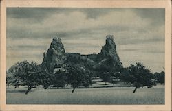Trosky Castle Postcard