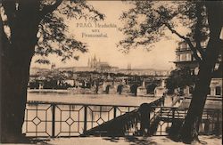 PRAG. Hradschin von Franzenskai Postcard