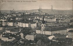 Brunn. Altbrunn mit Kloster der Barmherzigen Bruder. Postcard