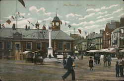 The Town Hall. Carlisle. Postcard