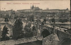 Lesser Town: Karlsbrücke, Kleinseite, Hradschin Postcard