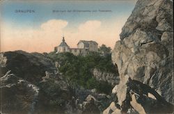 View to Wilhelmshöhe from Totenstein Postcard
