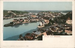Gruss aus Passau. Postcard