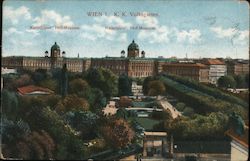 Wien I. K. K. Volksgarten. Postcard