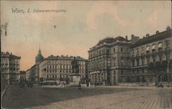 Wien. Schwarzenbergplatz. Postcard