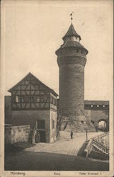 Nürnberg. Burg. Tiefer Brunnen. 1. Postcard