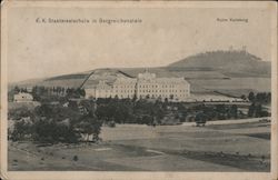 K.K. Staatsrealschule in Bergreichenstein Postcard