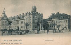 Greetings from Karlsruhe Castle Postcard