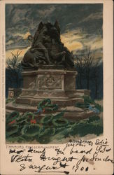 Hamburg, Krieger Monument Postcard