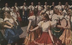 Slovak State Traditional Dance Company Perform Karičky Postcard