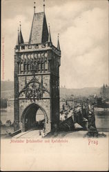 Old Town Bridge Tower, Charles Bridge Postcard