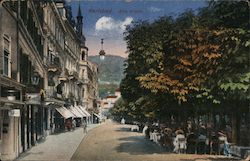 Karlsbad Alte Wiese - Karlovy Vary Old Meadow Czech Republic Eastern Europe Postcard Postcard Postcard