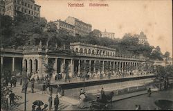 Karlsbad, Muhlbrunnen Karlovy Vary, Czech Republic Eastern Europe Postcard Postcard Postcard