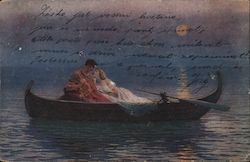 On the waves together Postcard
