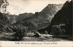Mountain Scene, probably Czech Postcard
