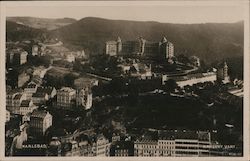 Bird's Eye View of Karlsbad Karlovy Vary, Czech Republic Eastern Europe Postcard Postcard Postcard