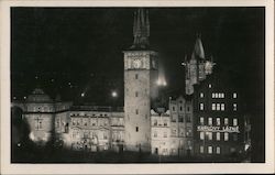 Prague at night Czech republic Eastern Europe Postcard Postcard Postcard