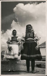 Women, Native Costumes Postcard