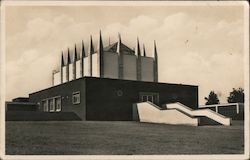 Brno-Brünn. Crematorium. Postcard