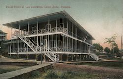 Canal Hotel al Las Cascadas, Canal Zone, Panama. Postcard