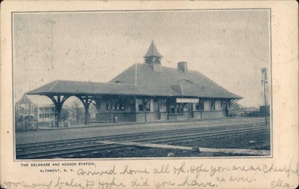 The Delaware and Hudson Station Altamont New York