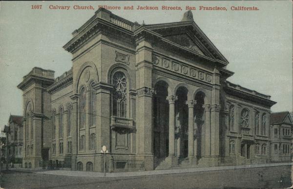 Calvary Church, Billmore and Jackson Streets San Francisco California