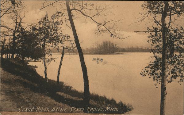 Grand River, Below Grand Rapids Michigan