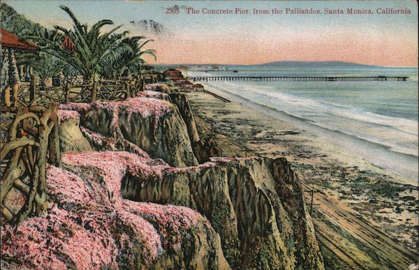 The Concrete Pier, from The Pallisades Santa Monica California