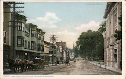 Main Street In The White Mountains Postcard