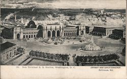 New Terminal R.R. Station Postcard