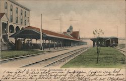 N.Y.C.R.R. Station Postcard