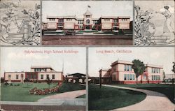 Polytechnic High School Buildings Postcard