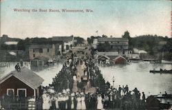 Watching The Boat Races Postcard