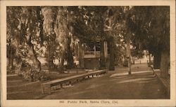 Public Park Postcard