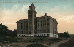 Syracuse University Natural History Building Postcard