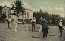 Golfing Postcard