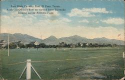 Fort Bliss, Cavalry Post Postcard